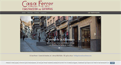 Desktop Screenshot of guitarreriacasaferrer.com